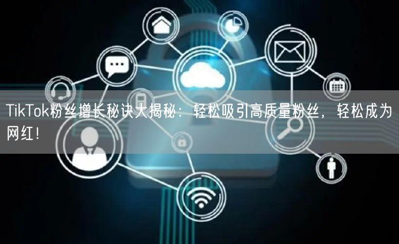 TikTok粉丝增长秘诀大揭秘：轻松吸引高质量粉丝，轻松成为网红！