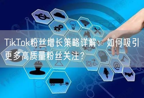 TikTok粉丝增长策略详解：如何吸引更多高质量粉丝关注？