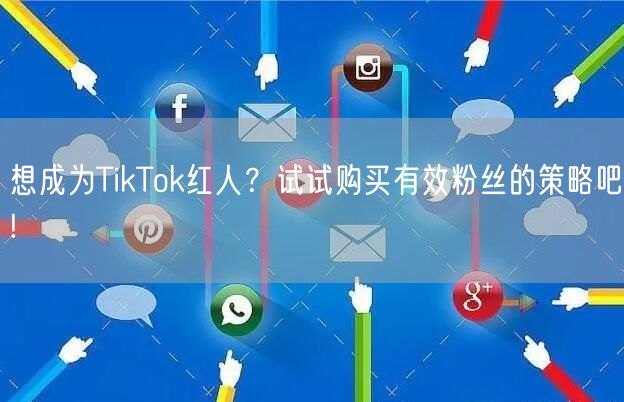 想成为TikTok红人？试试购买有效粉丝的策略吧!